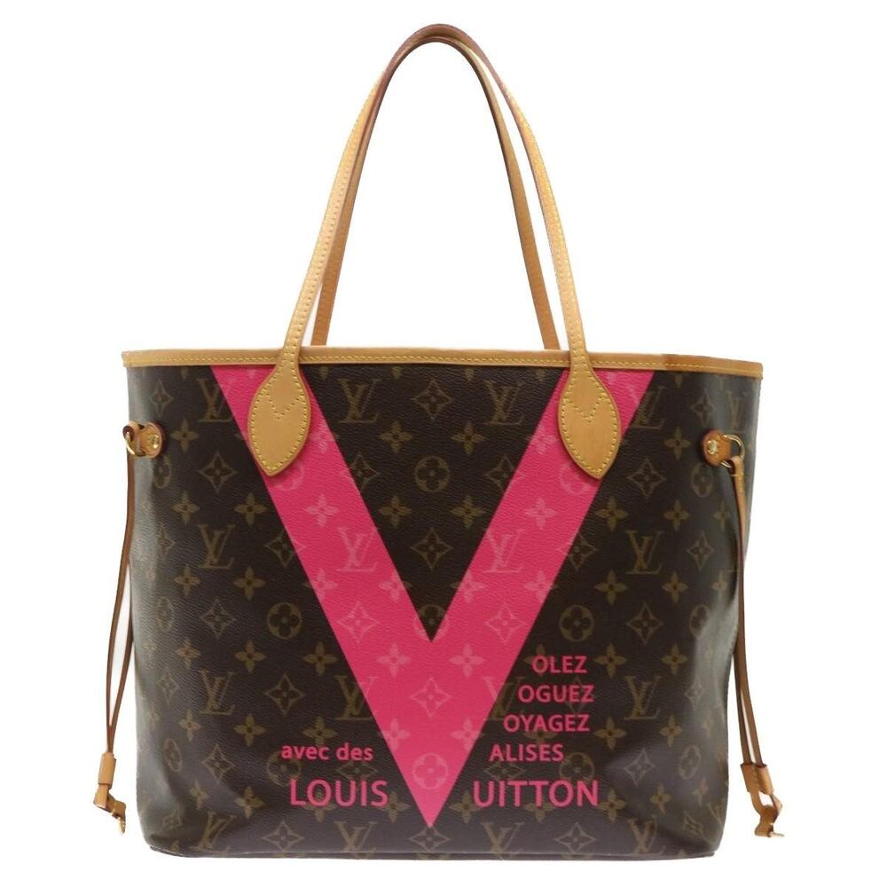 Louis Vuitton Monogram Neverfull MM Tote Bag Grenard Brown
